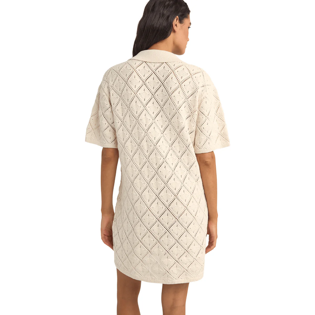 Rhythm Women's Jaffa Knit Shirt Dress White - Image 2