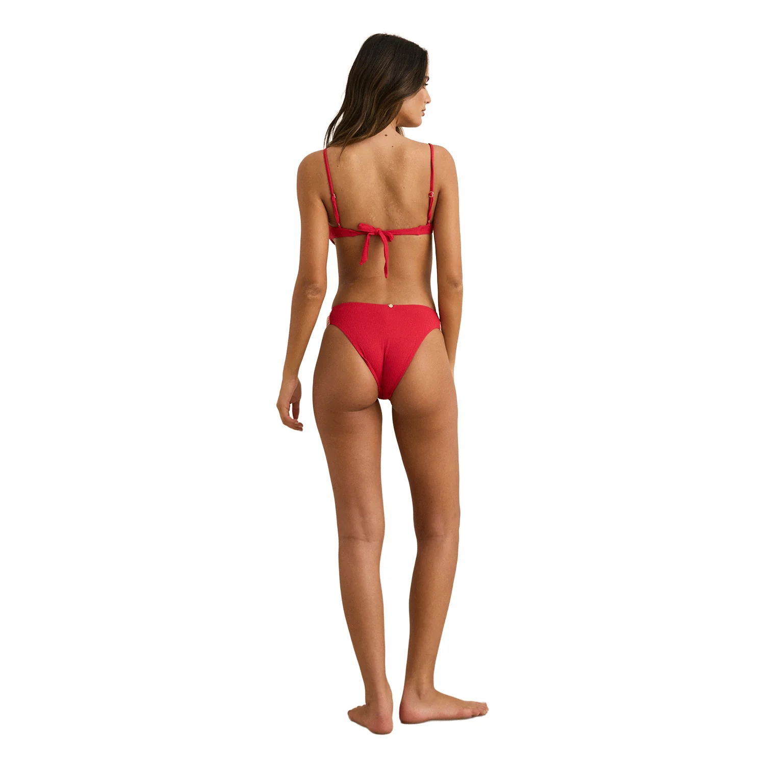 Rhythm Women's Lily Rib Soft Side Holiday Pant Watermelon - Image 2