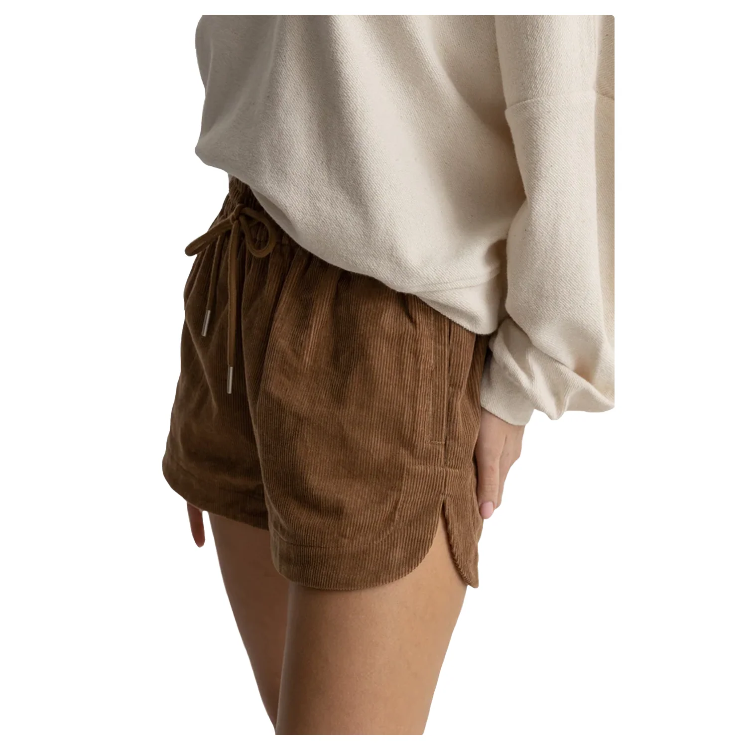 Rhythm Women's Mazzy Corduroy Short Camel - Image 4