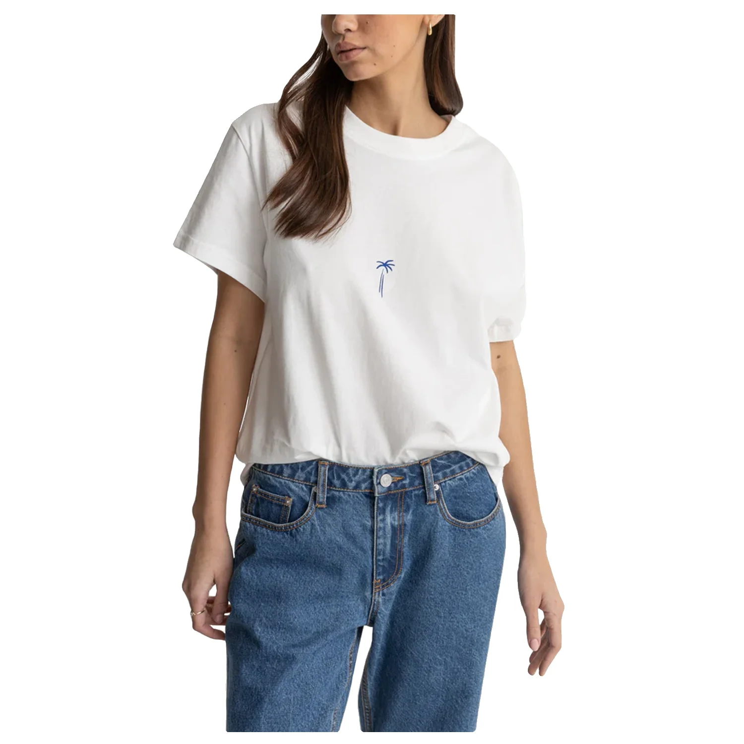 Rhythm Women's Palma Band T Shirt Vintage White - Image 2