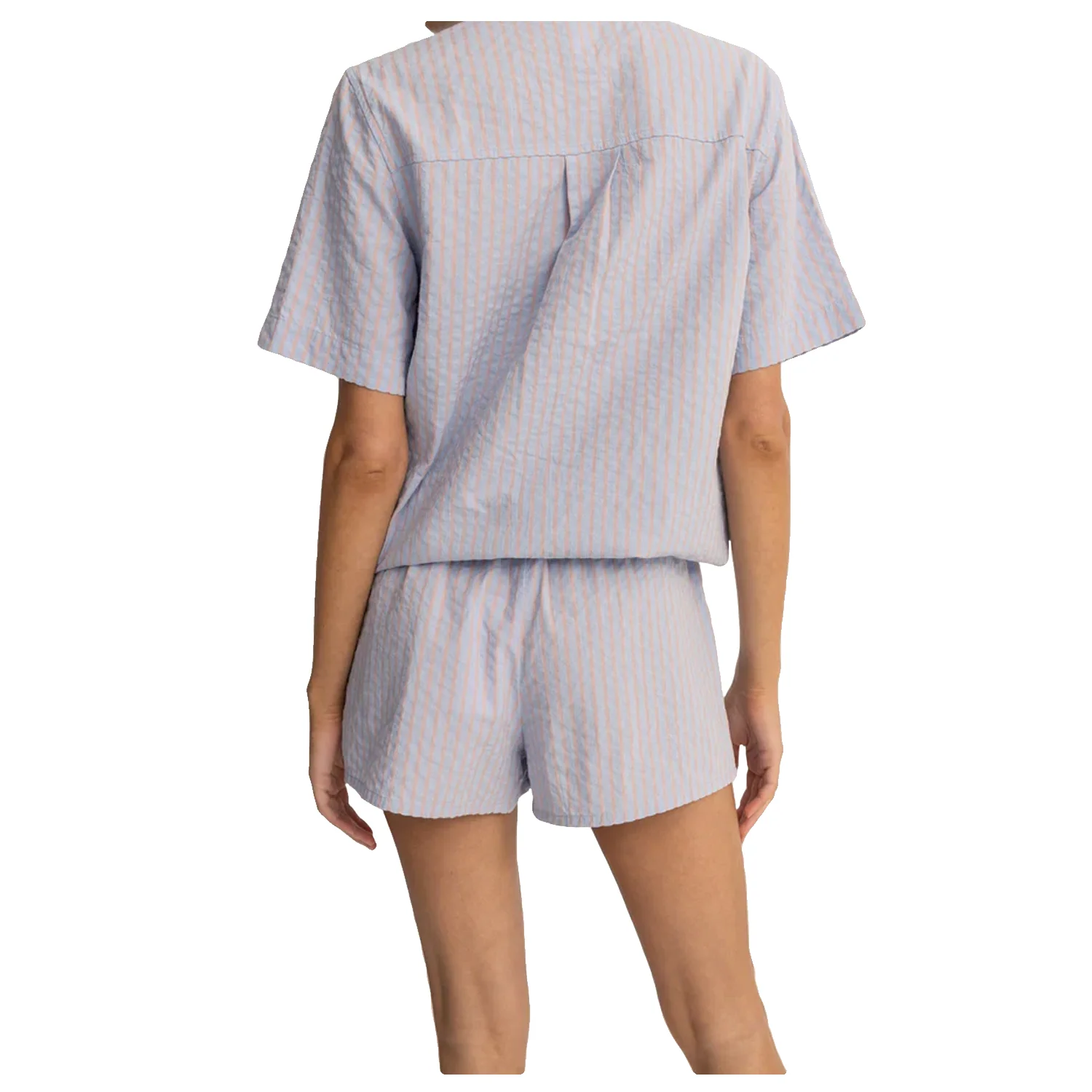 Rhythm Women's Paradiso Stripe Short Soft Blue - Image 4