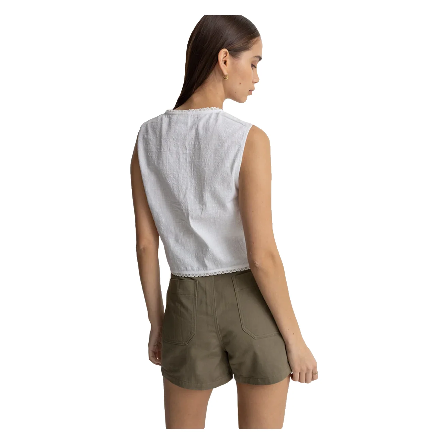 Rhythm Women's Pearl Vest White - Image 3