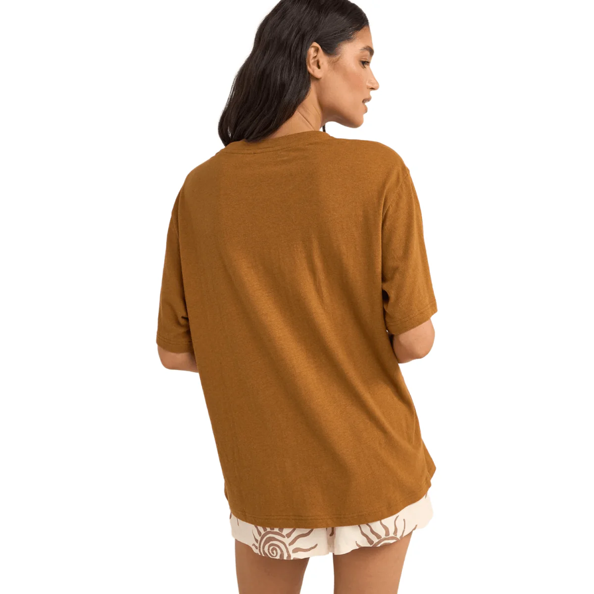 Rhythm Women's Seafarer Oversized T-Shirt Brown - Image 2