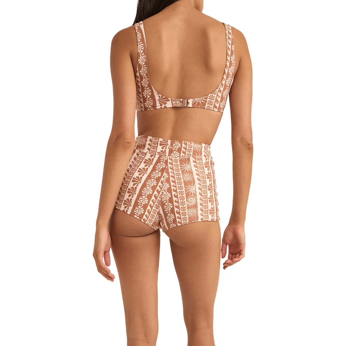 Rhythm Women's Seafarer Surf Short Brown - Image 2