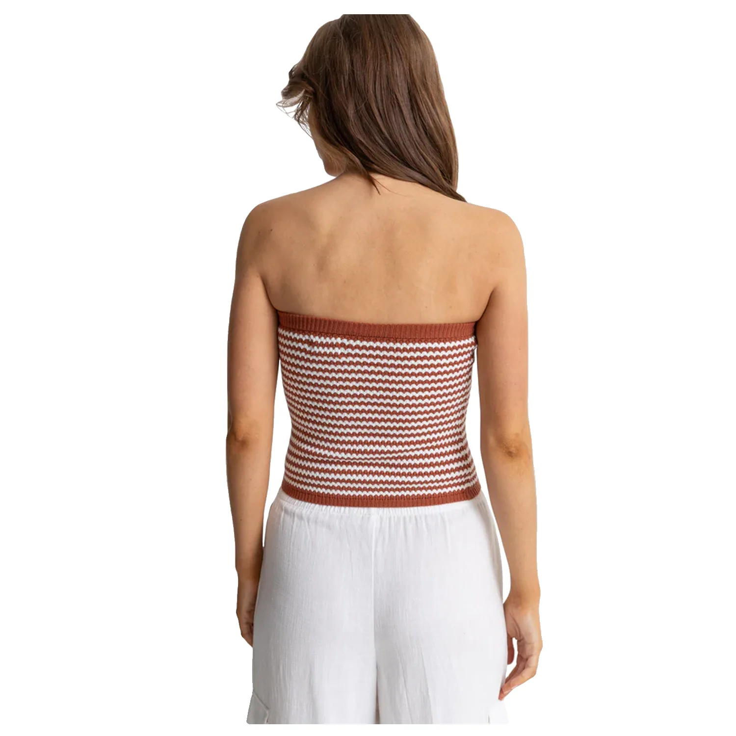 Rhythm Women's Spirit Strapless Knit Top Spice - Image 3