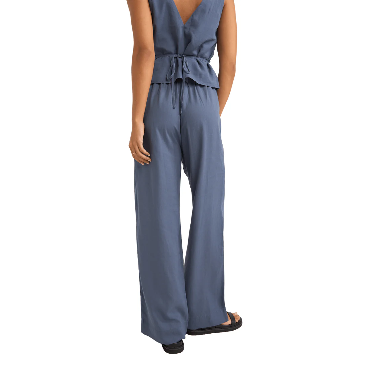 Rhythm Women's Stevie Wide Leg Pant Blue - Image 2