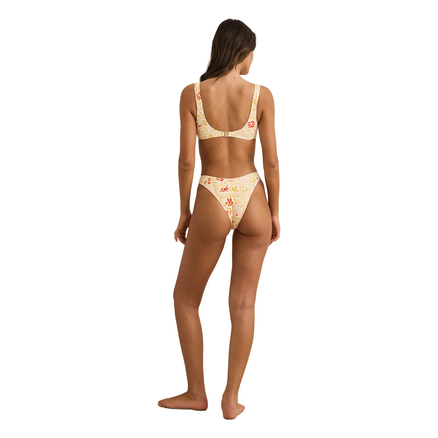 Rhythm Women's Wildflower Hi Cut Pant White - Image 3