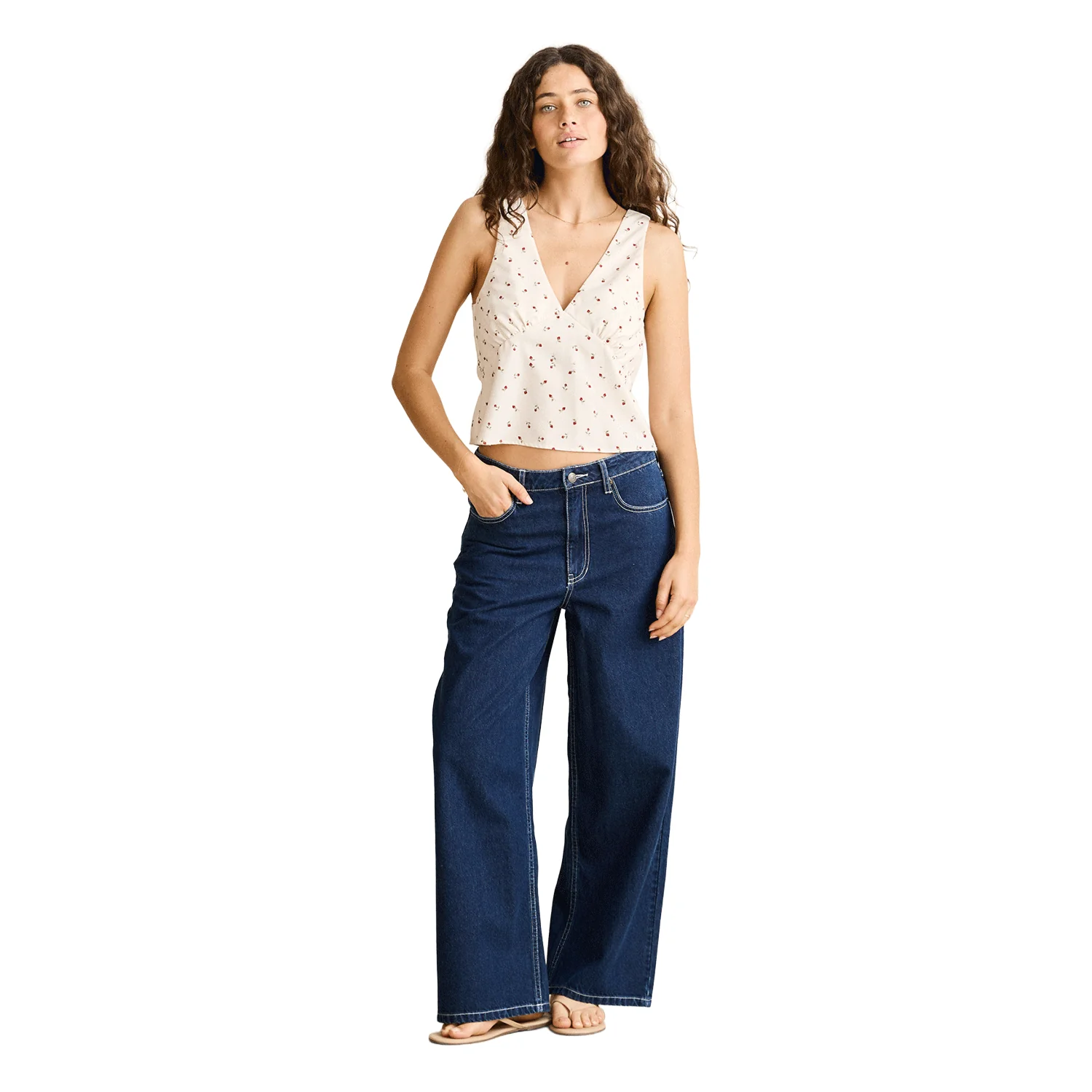 Rhythm Women's Zali Boyfriend Jean Indigo - Image 4