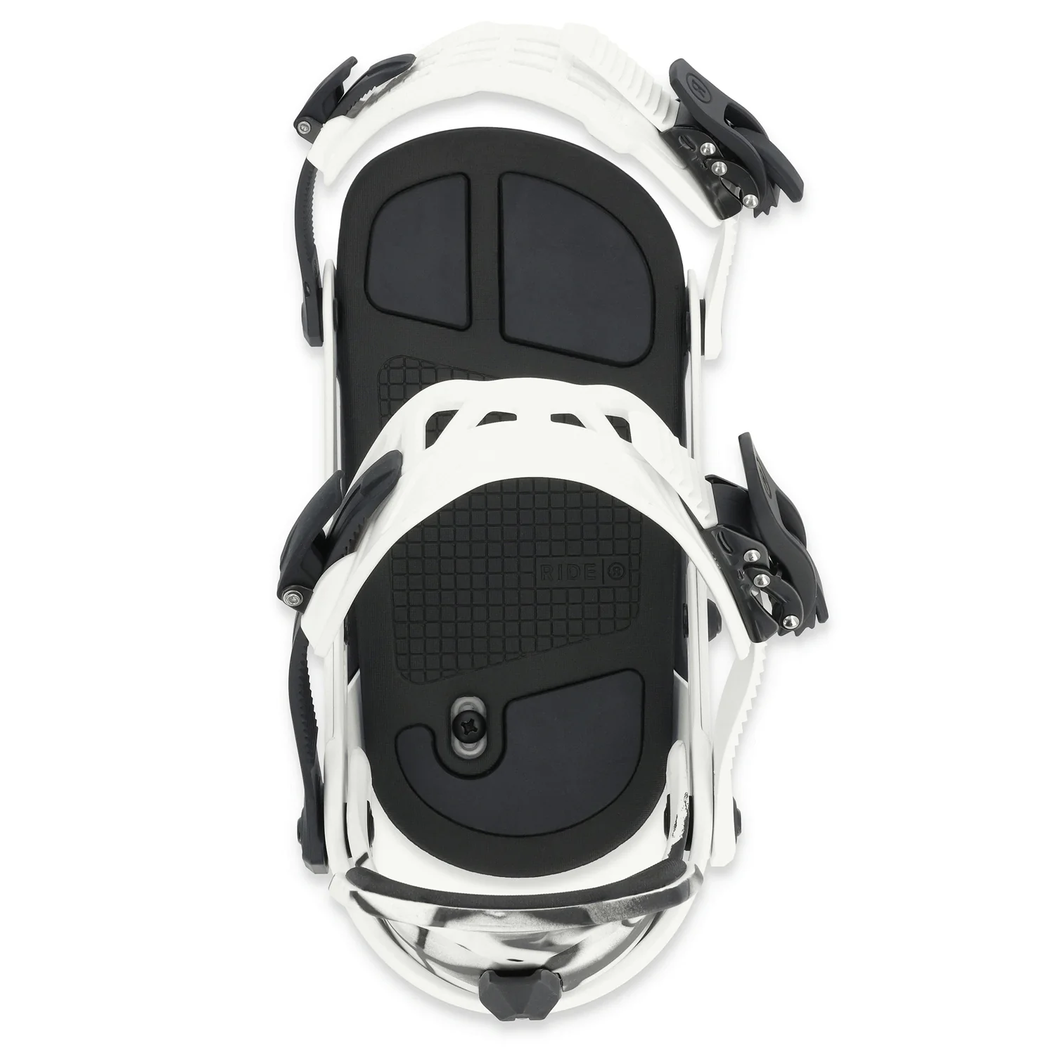 Ride Men's A-8 Snowboard Bindings 2024 White - Image 3