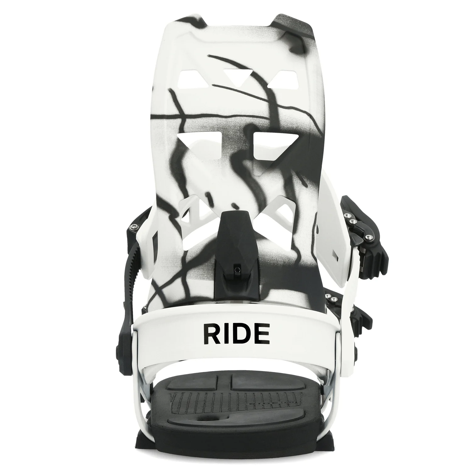 Ride Men's A-8 Snowboard Bindings 2024 White - Image 4