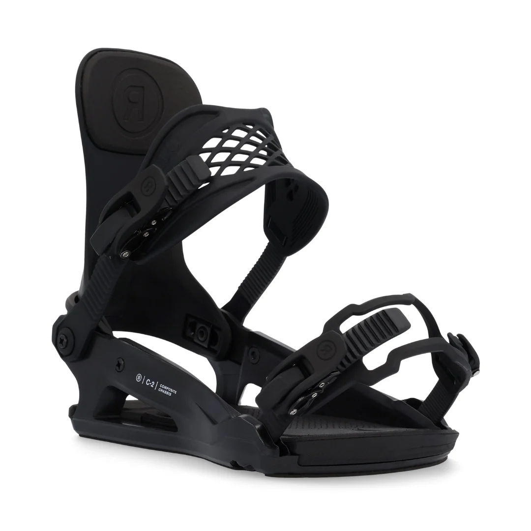 Ride Men's C-2 Snowboard Bindings 2025 Black - Image 3