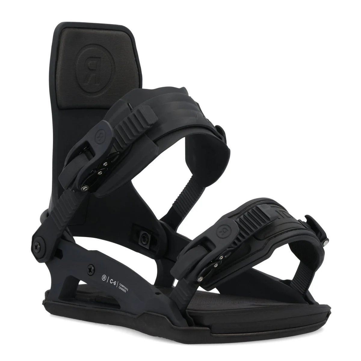 Ride Men's C-6 Snowboard Bindings 2026 Black - Image 2