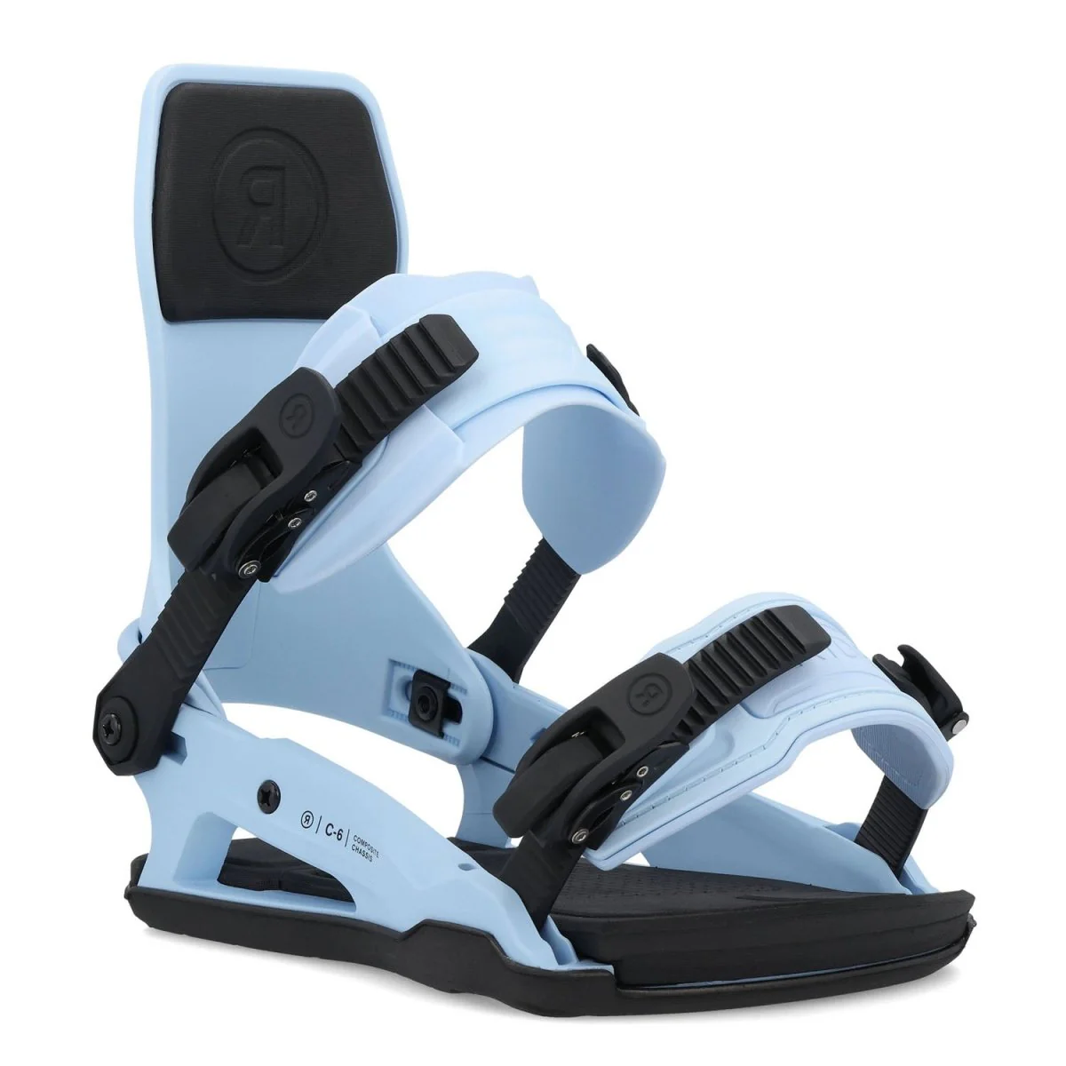 Ride Men's C-6 Snowboard Bindings 2025 Cloud - Image 2
