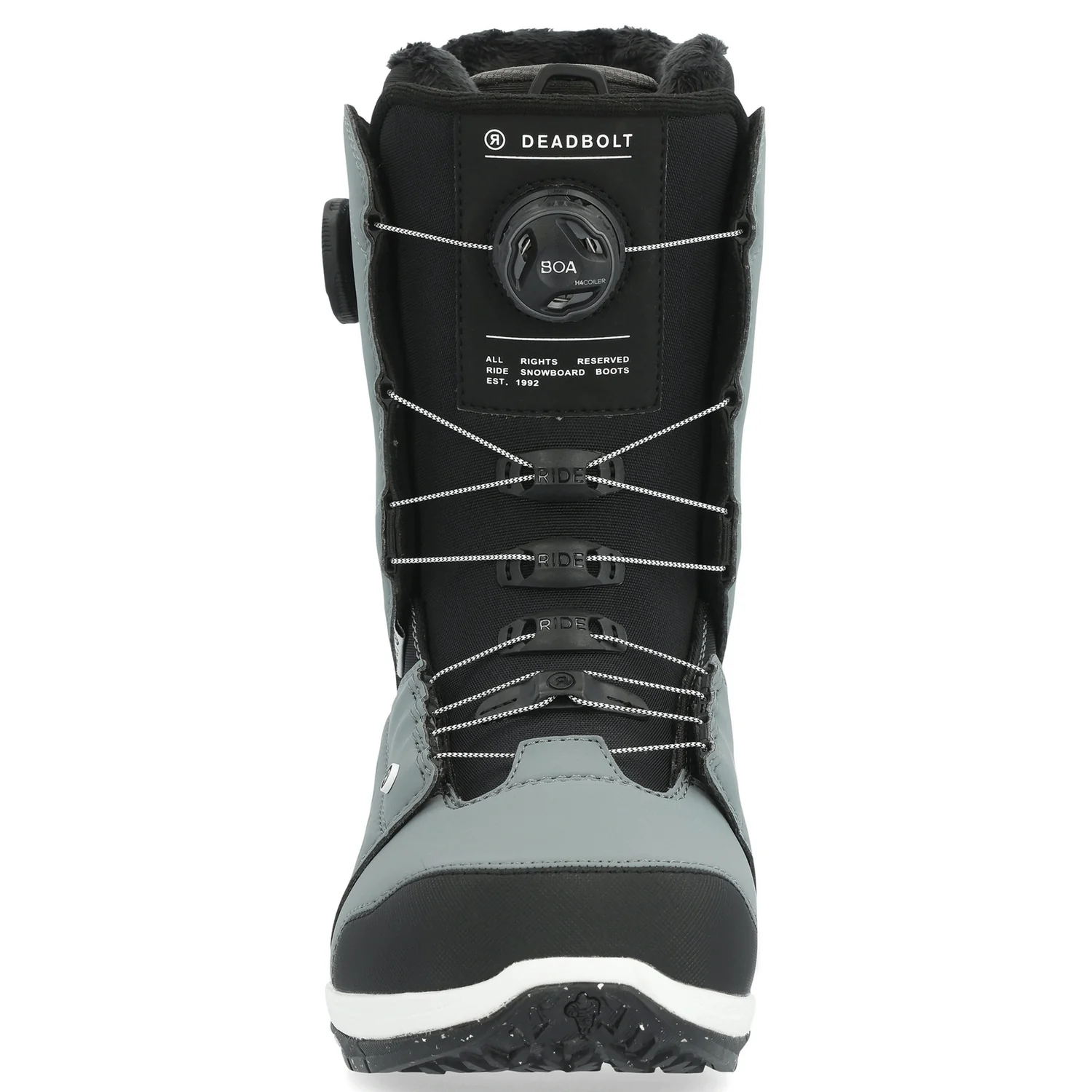 Ride Men's Deadbolt Zonal Snowboard Boots 2024 Slate - Image 2