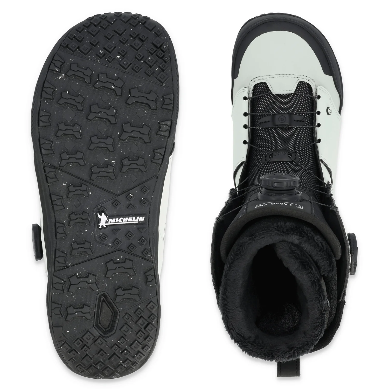 Ride Men's Lasso Pro Snowboard Boots 2024 Grey - Image 4
