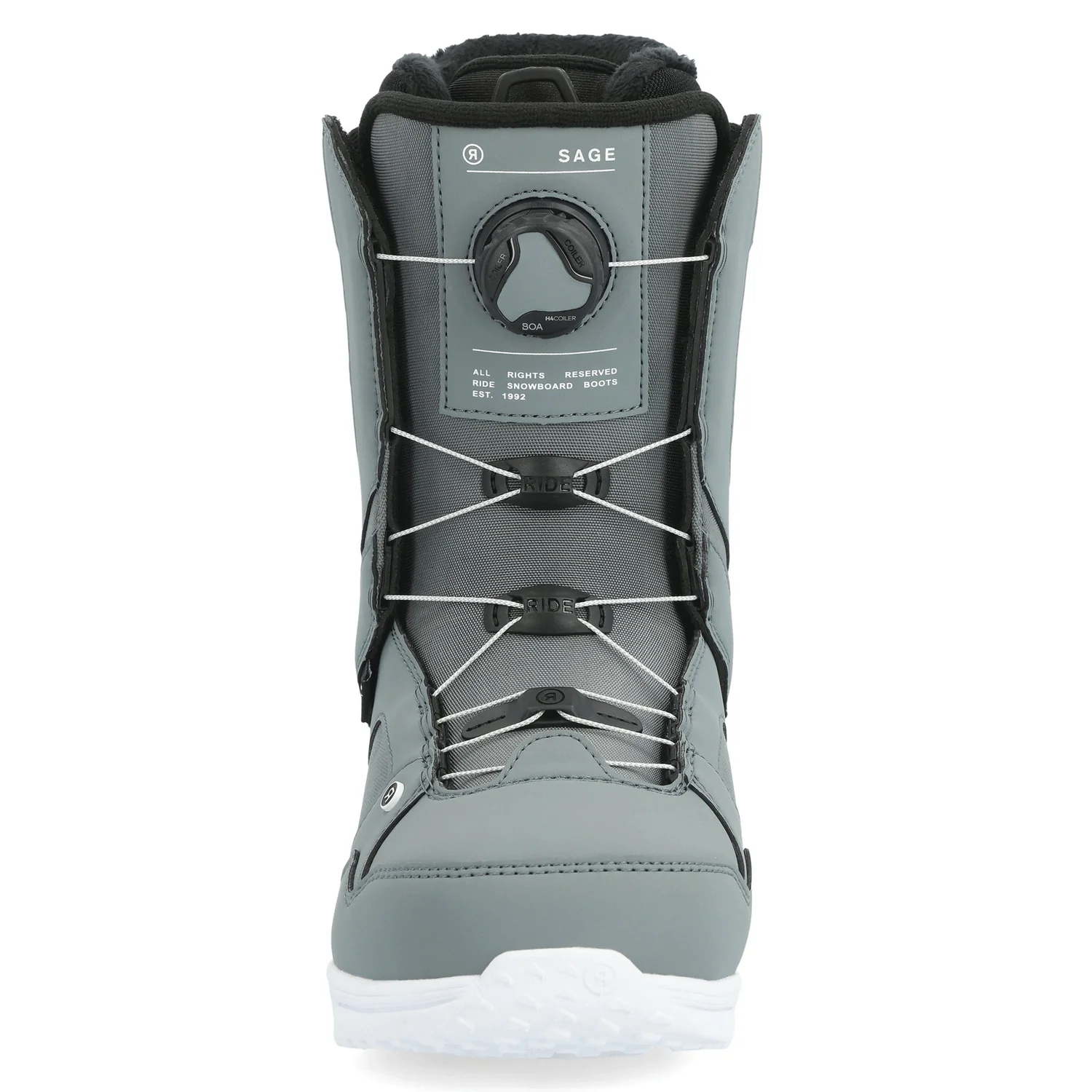 Ride Women's Sage BOA Coiler Snowboard Boots 2024 Slate - Image 2