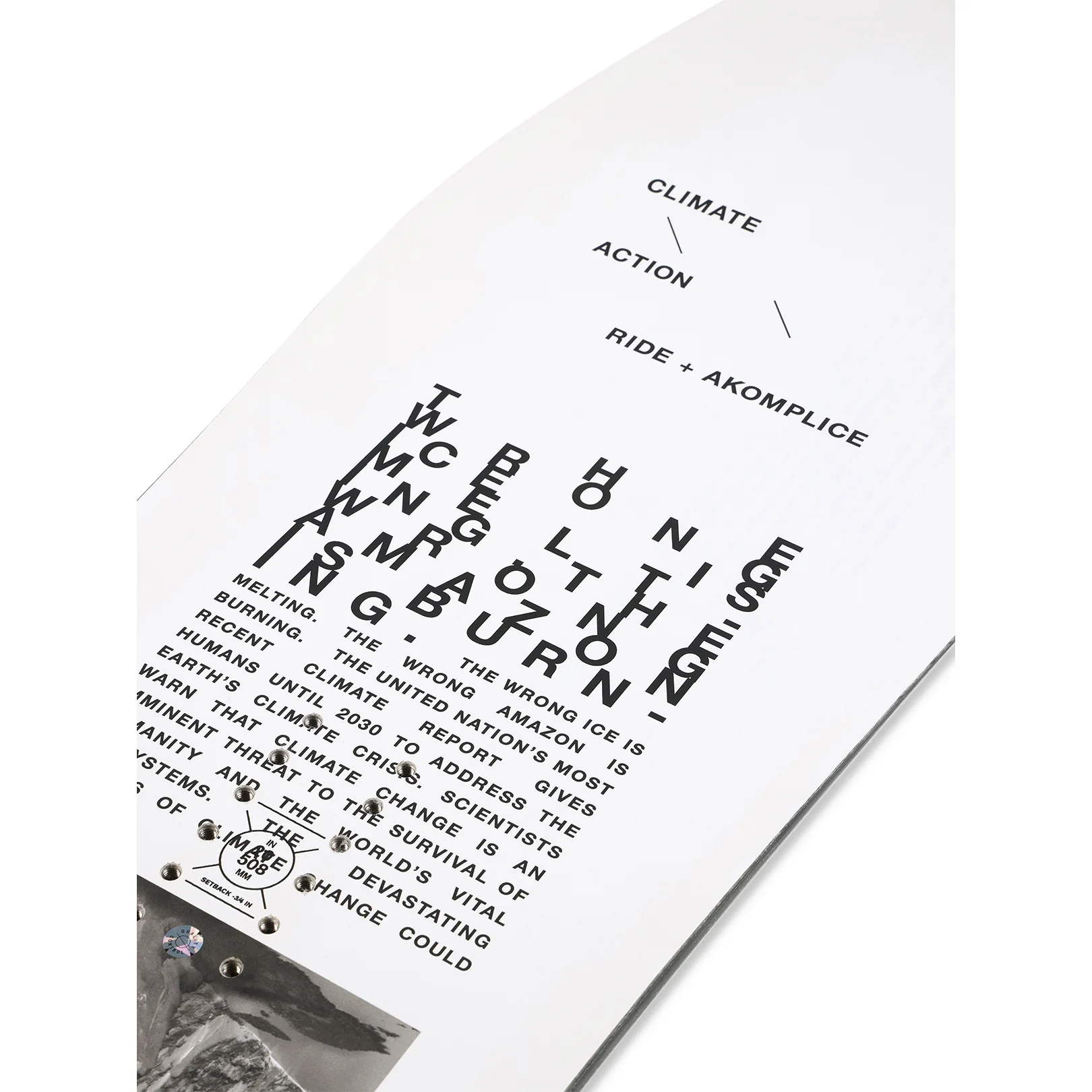 Ride x Akomplice Psychocandy Snowboard - Image 2