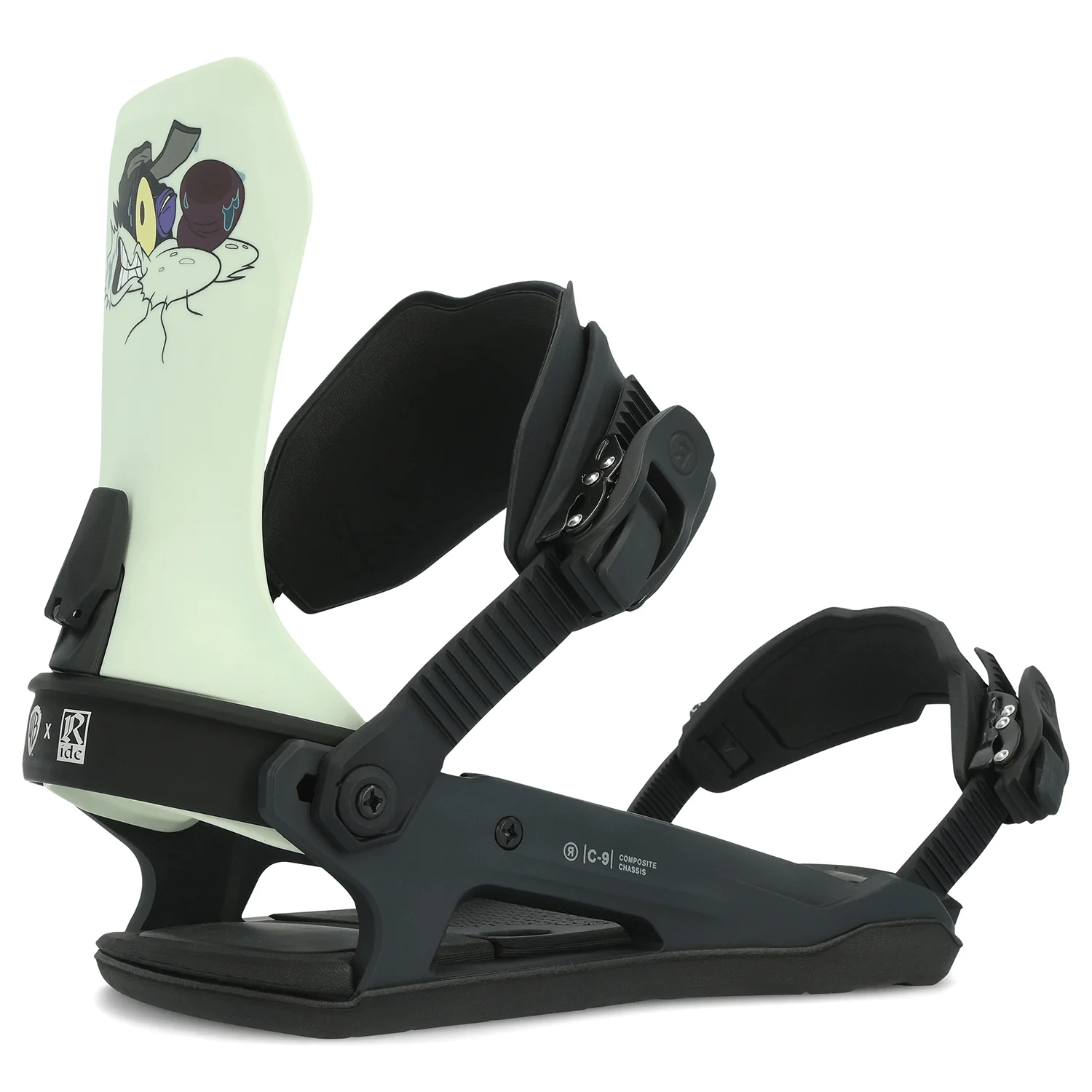 Ride x Looney Tunes C-9 Snowboard Bindings 2023 - Image 3