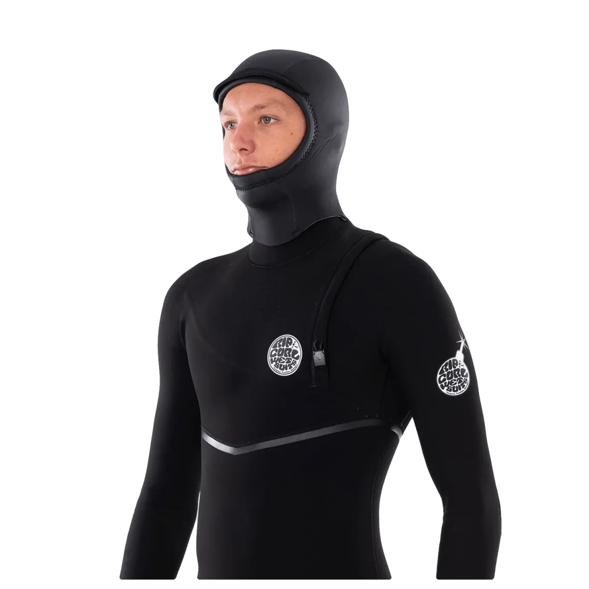 Rip Curl Heatseeker 3mm Wetsuit Hood Black - Image 2
