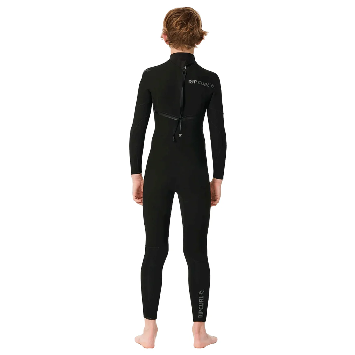 Rip Curl Kids E-Bomb 4/3 Back Zip Wetsuit Black - Image 2