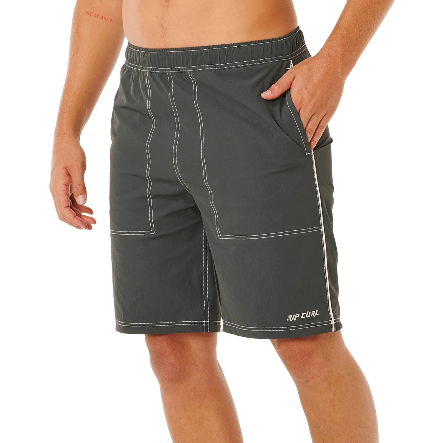 Rip Curl Men's Boardwalk Classic Surf Volley Boardshort Charcoal Grey - Image 2