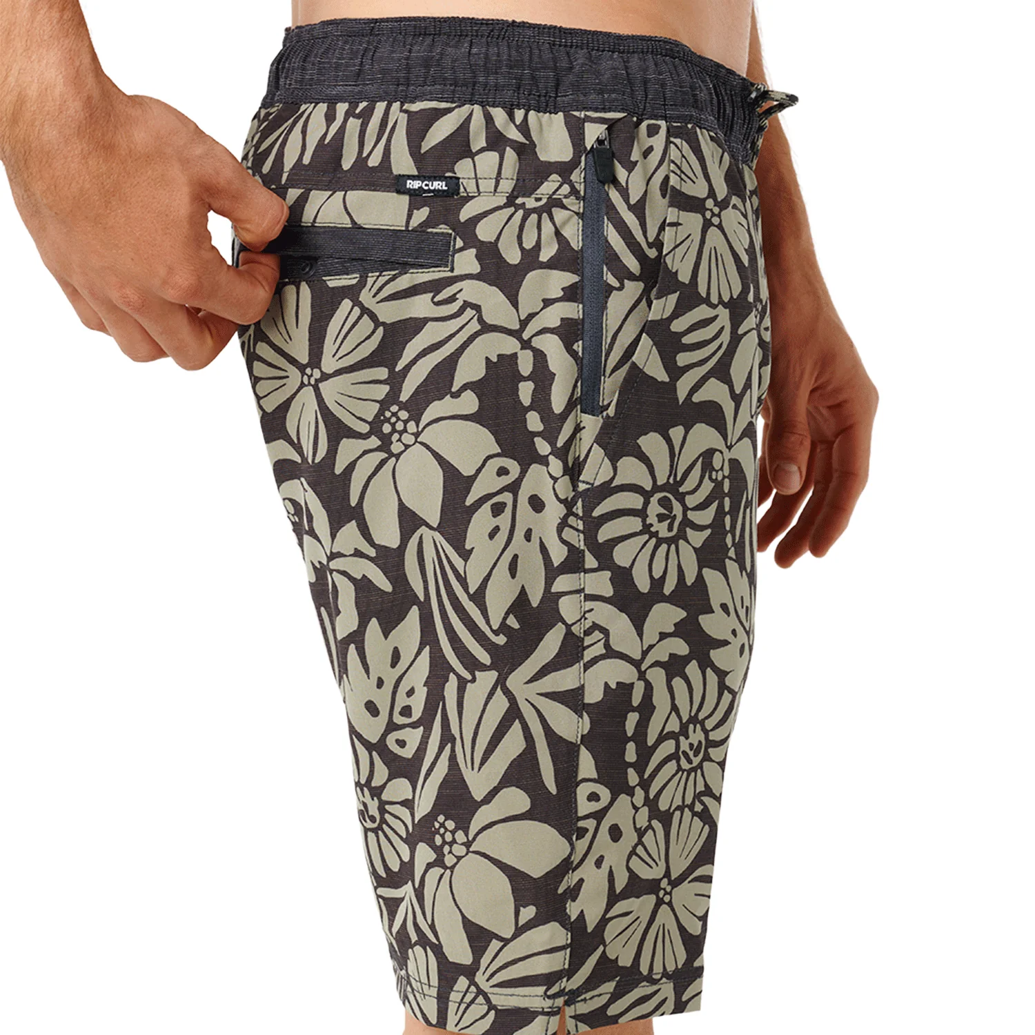 Rip Curl Men's Boardwalk Jackson Volley Boardshort Washed Black/Fatigue - Image 4