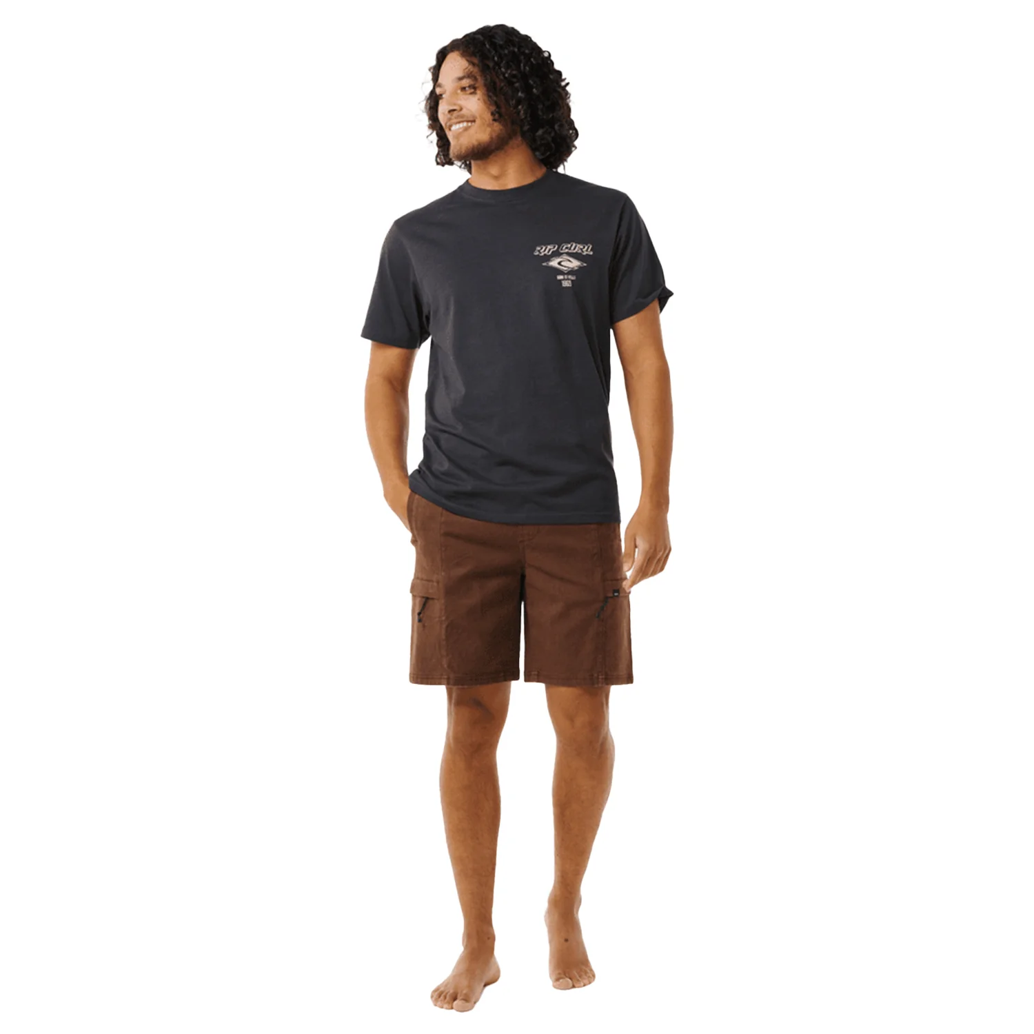 Rip Curl Men's Buckled Volley Boardshort Chocolate - Image 4