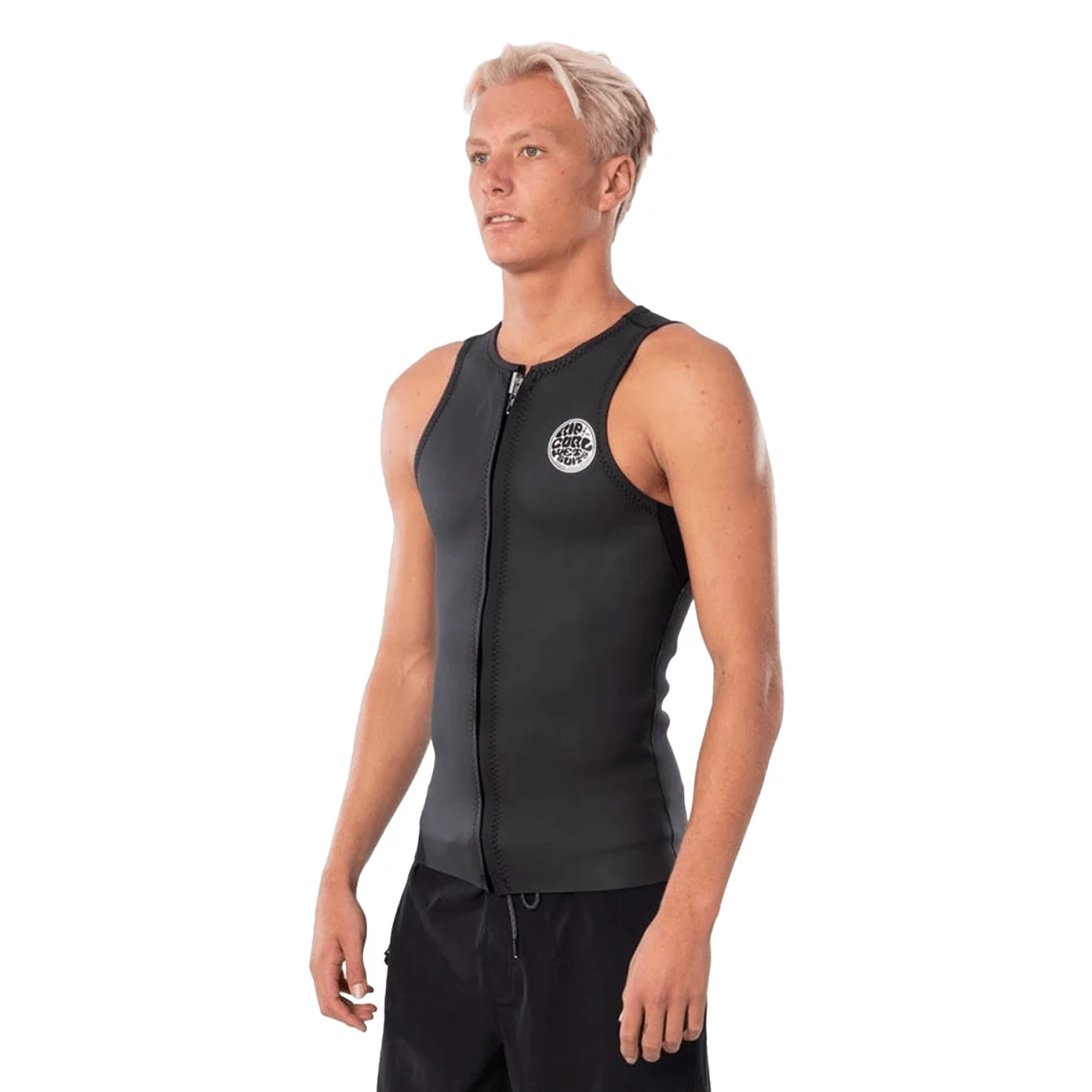Rip Curl Men's Dawn Patrol Sleeveless Vest Black - Image 2