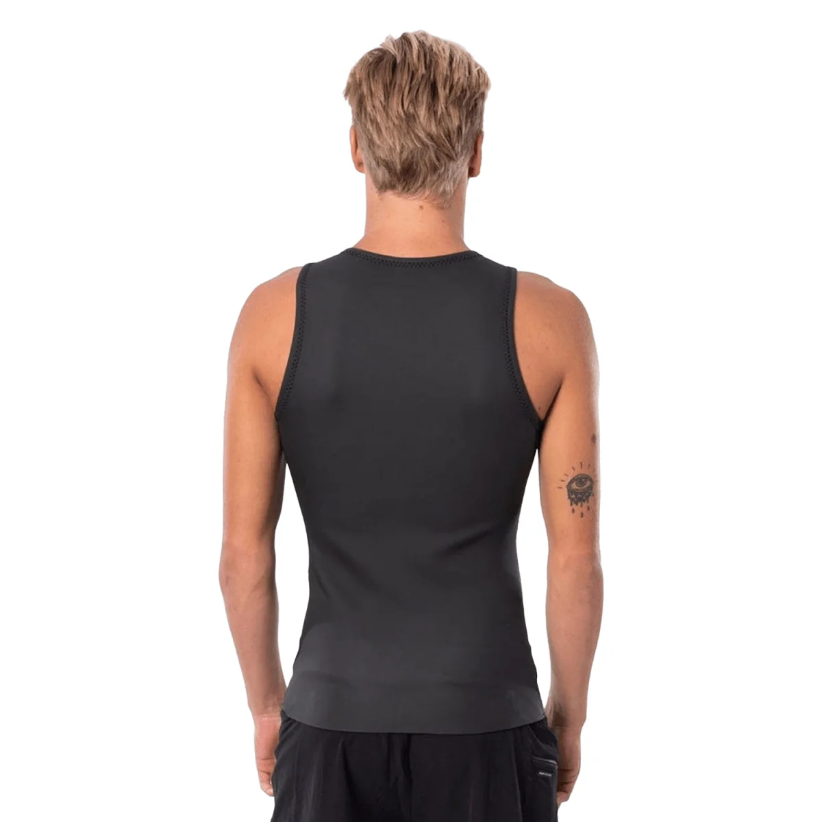 Rip Curl Men's Dawn Patrol Sleeveless Vest Black - Image 3