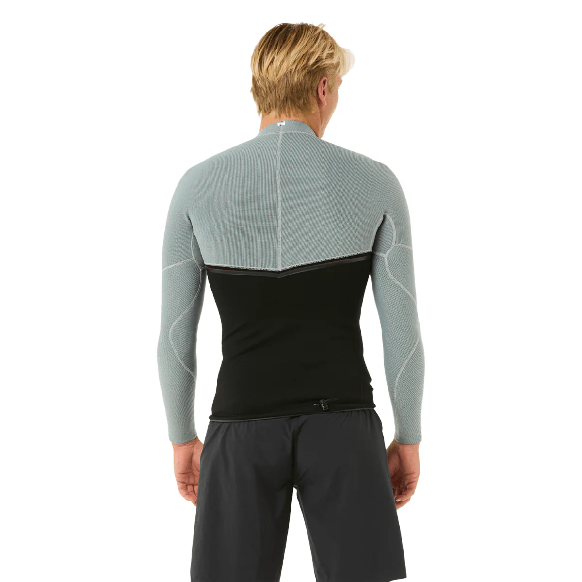 Rip Curl Men's E Bomb 1.5mm L/S GB Wetsuit Jacket Iced Grey - Image 2