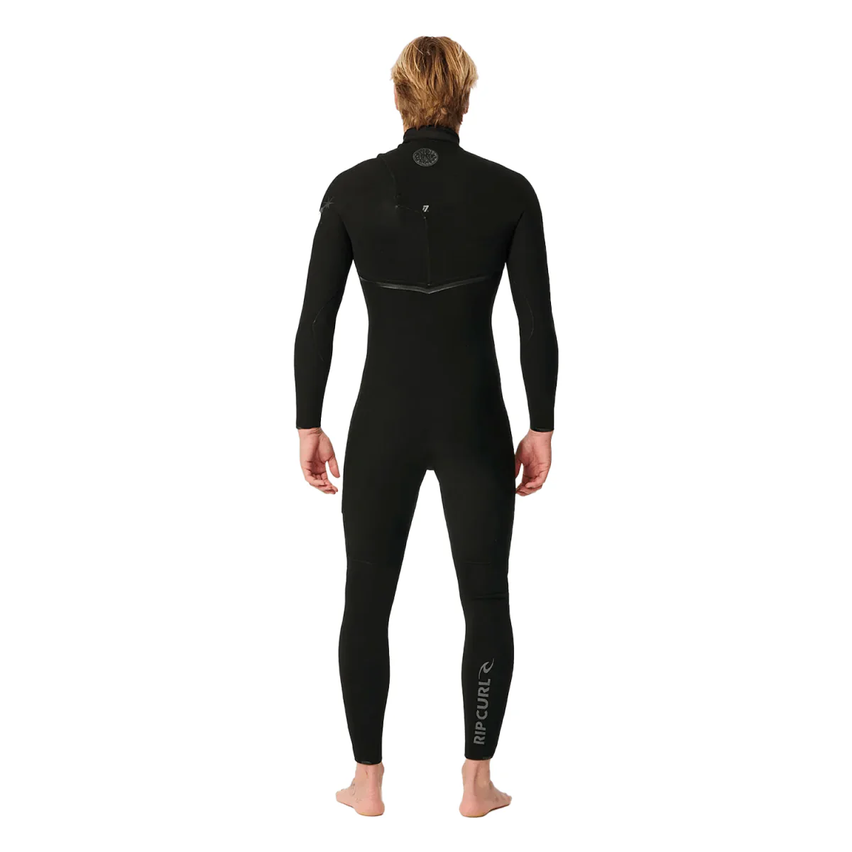 Rip Curl Men's E Bomb 4/3 GB Chest Zip Steamer Wetsuit Black - Image 3