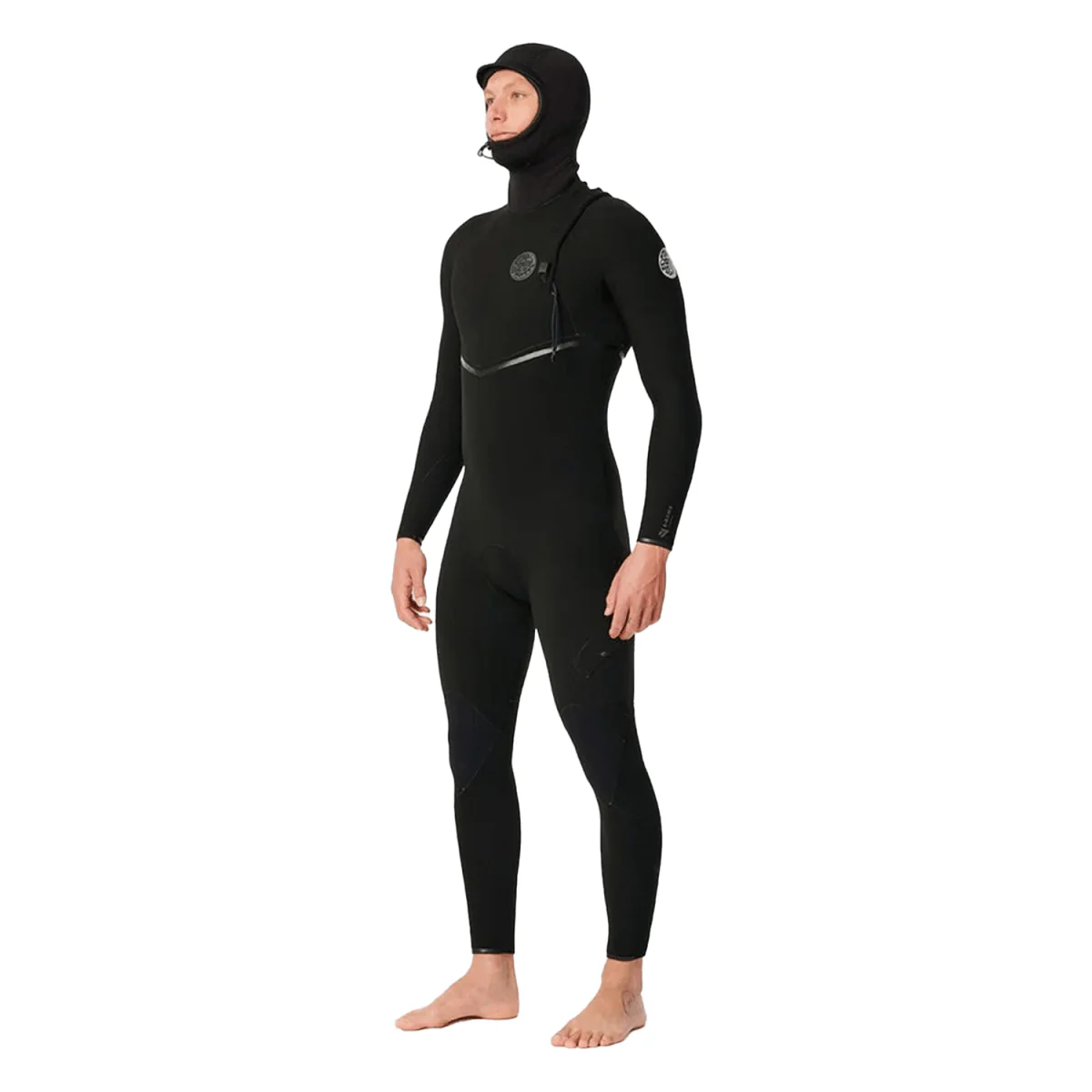Rip Curl Men's E-Bomb 5/4 Hooded ZF Wetsuit Black - Image 2