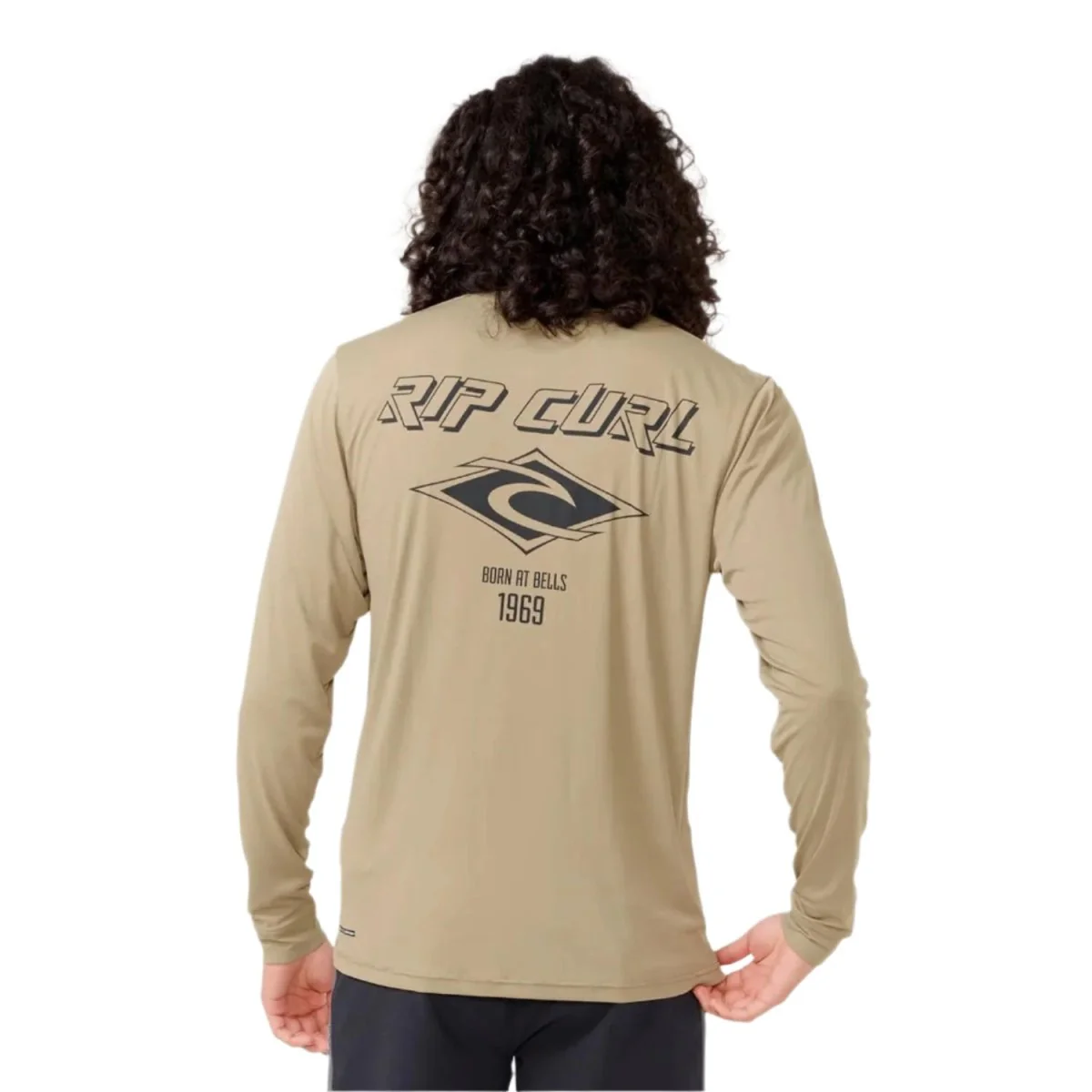 Rip Curl Men's Icons Surflite UPF L/S Top Washed Moss - Image 3