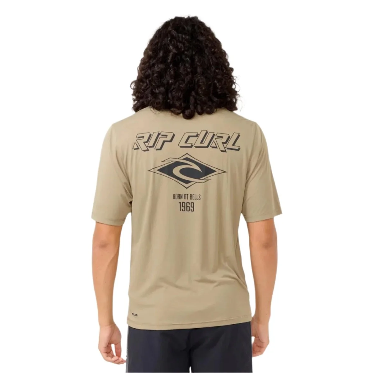 Rip Curl Men's Icons Surflite UPF S/S T-Shirt Washed Moss - Image 3