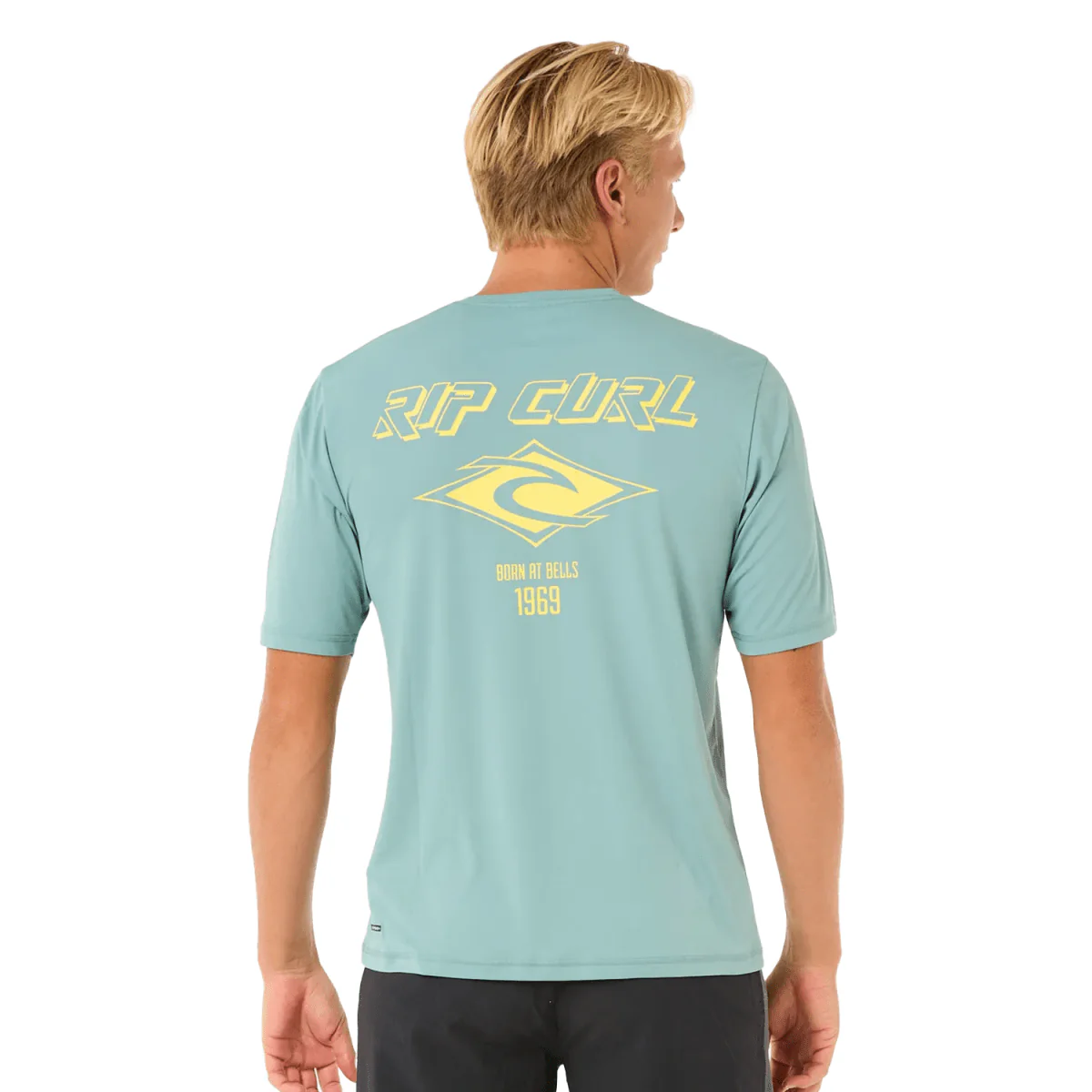 Rip Curl Men's Icons Surflite UPF S/S Top Blue Lagoon - Image 2