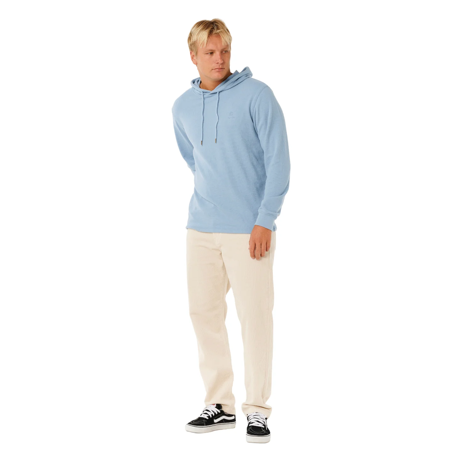 Rip Curl Men's Pacific Rinse Tex Hoodie Faded Denim - Image 2