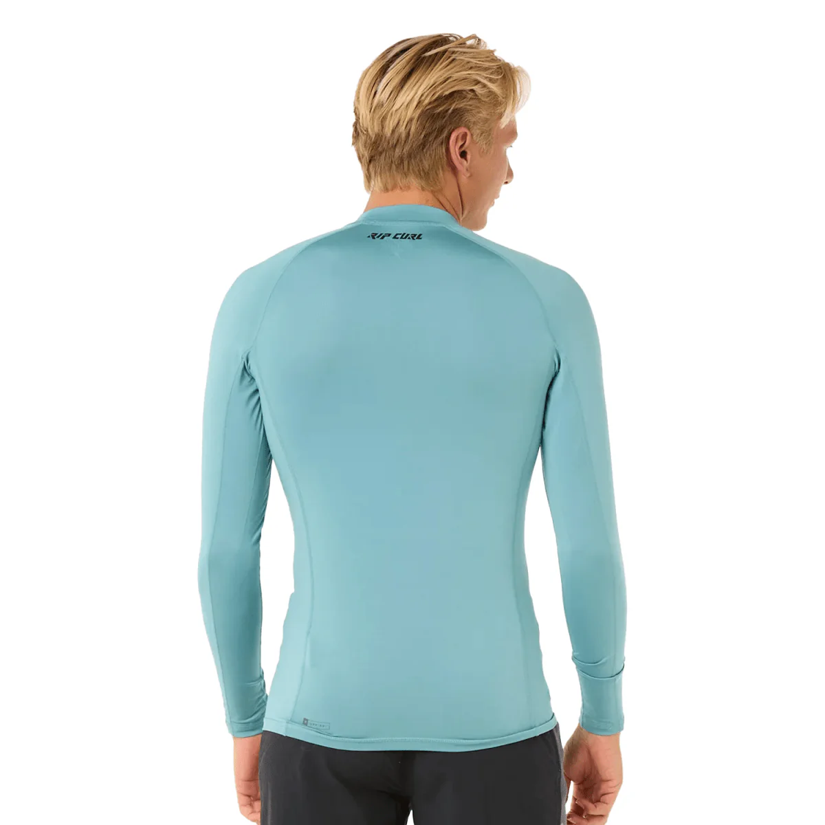 Rip Curl Men's Raw Energy UPF Performance L/S Top Blue Lagoon - Image 2