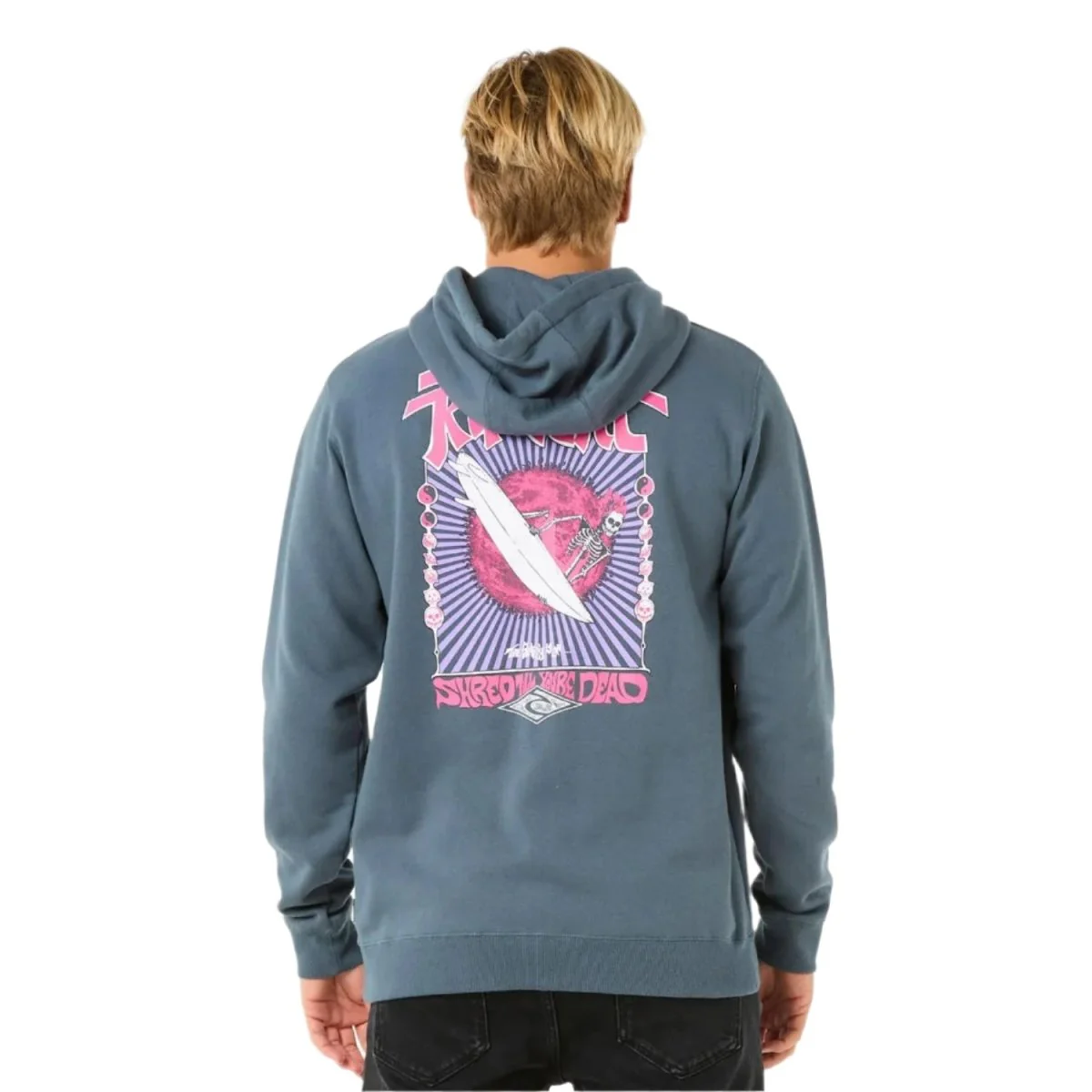 Rip Curl Men's Shred Zip Thru Fleece Pine Night - Image 2