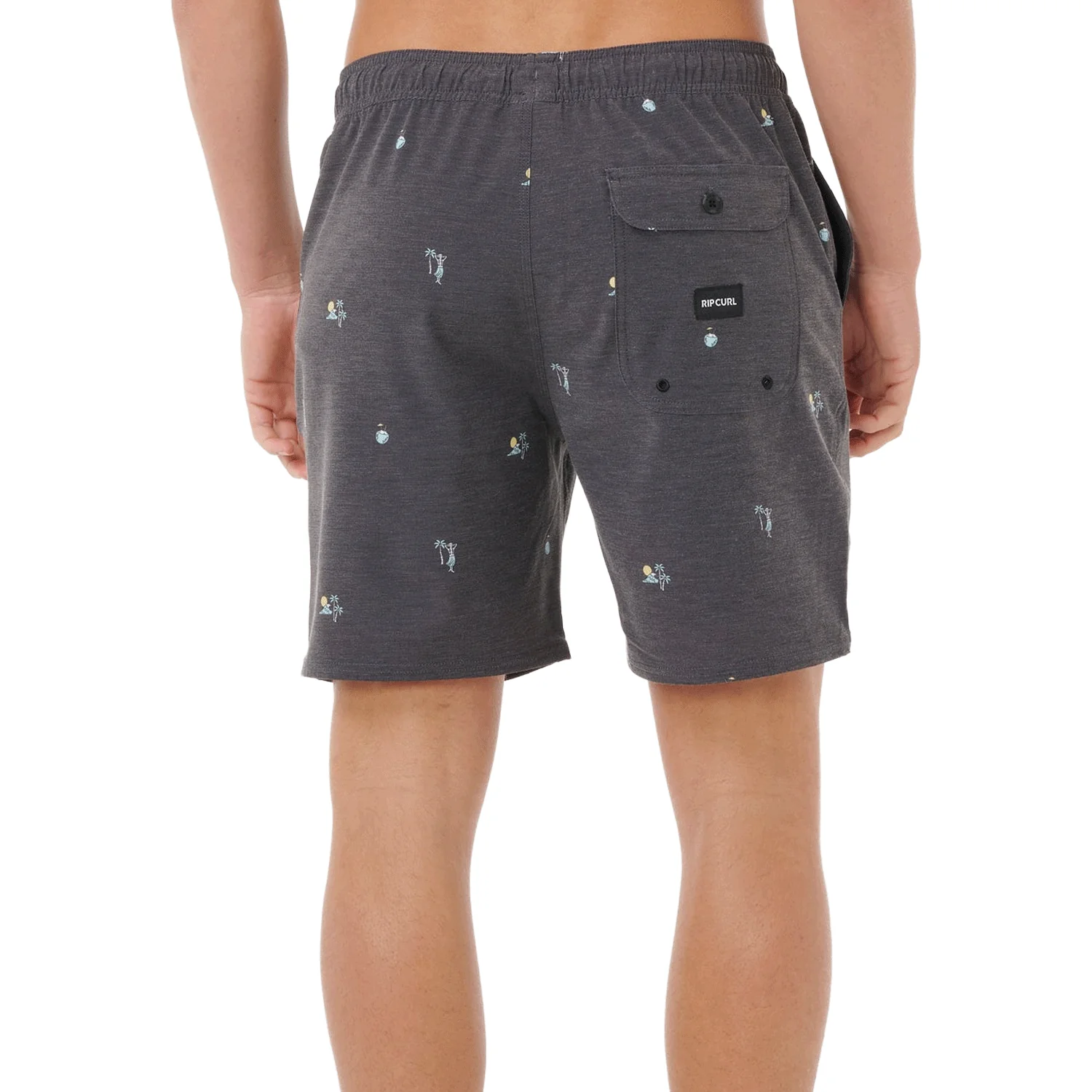 Rip Curl Men's Skelly Breach Volley Boardshort Black - Image 2