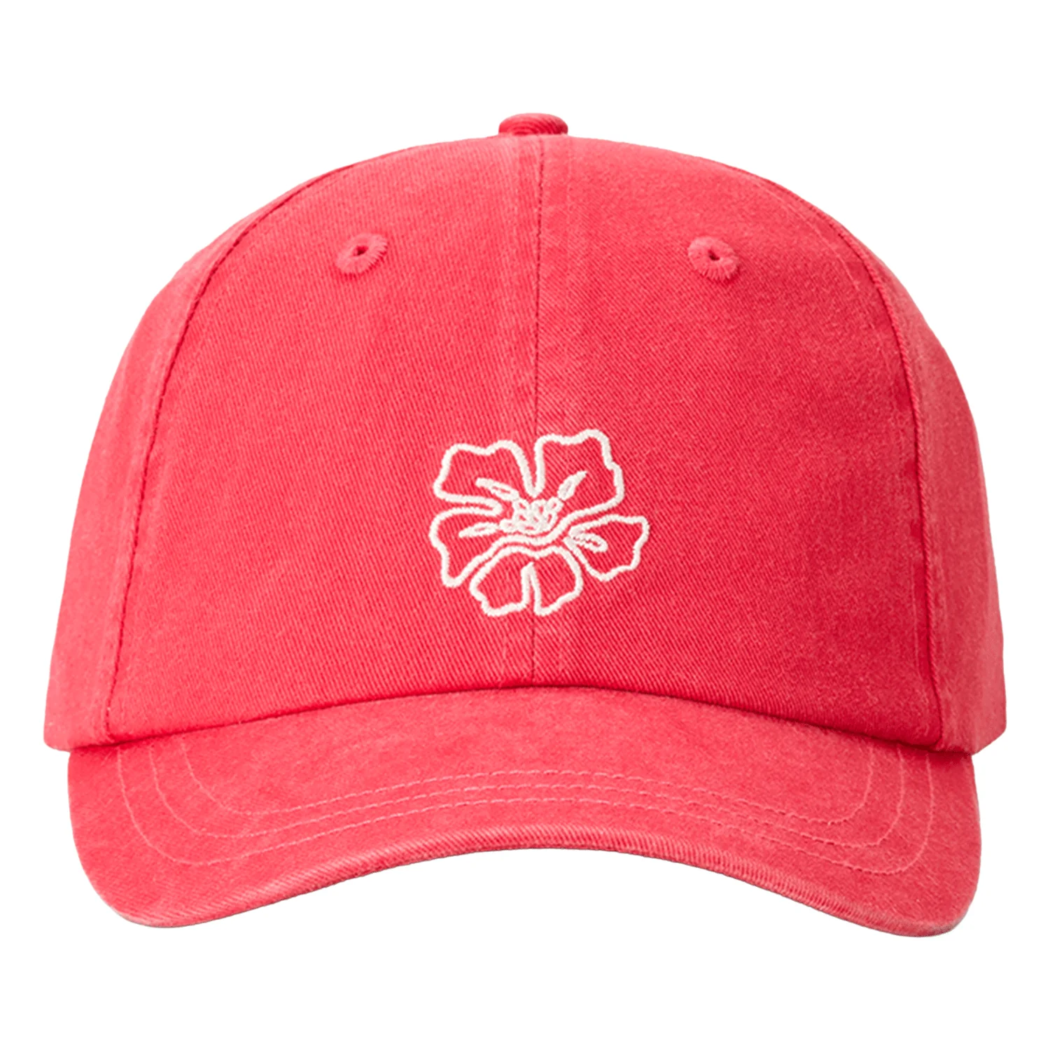 Rip Curl Mixed 6 Panel Hat Deep Red - Image 2
