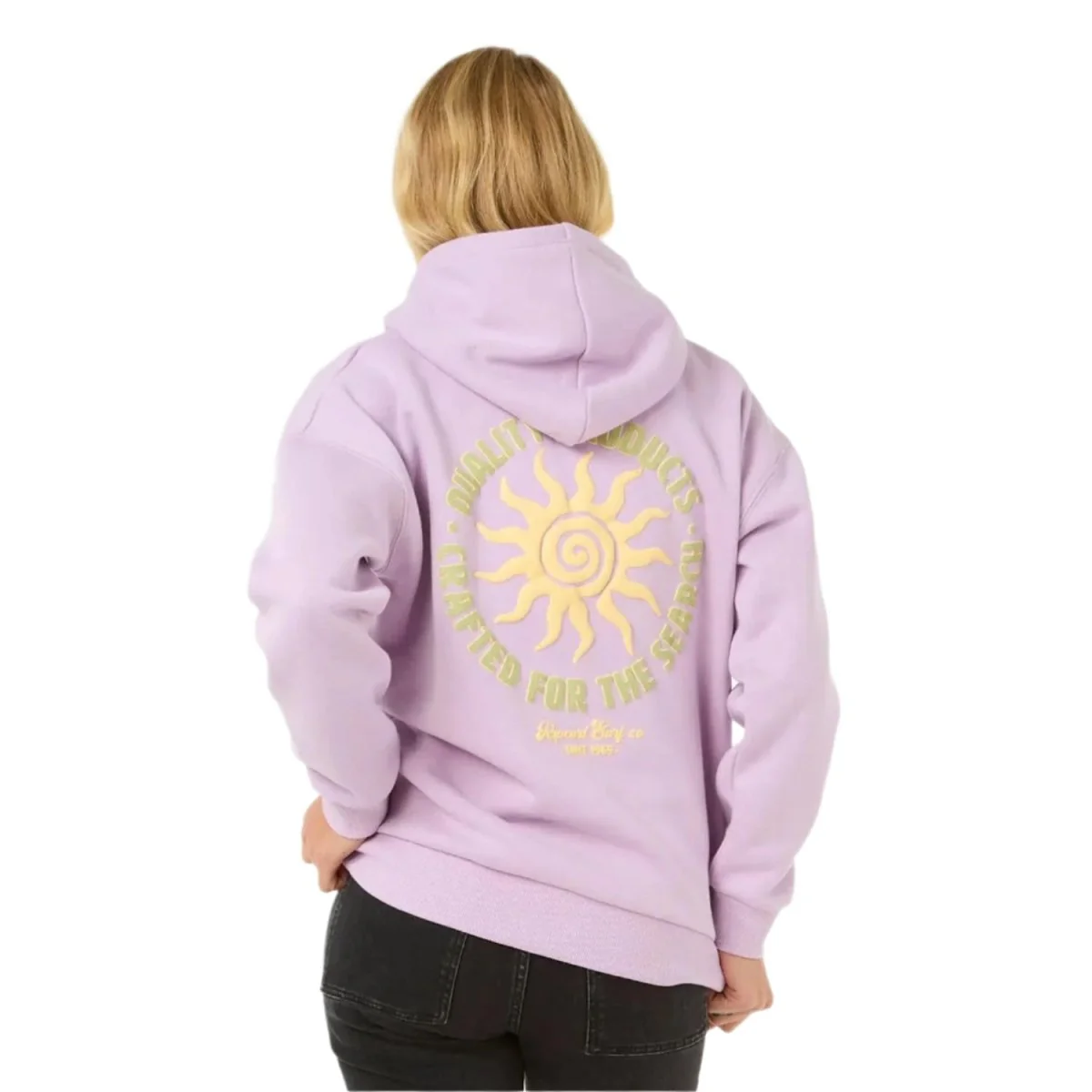 Rip Curl Women's Cala Heritage Hood Fleece Lilac - Image 2