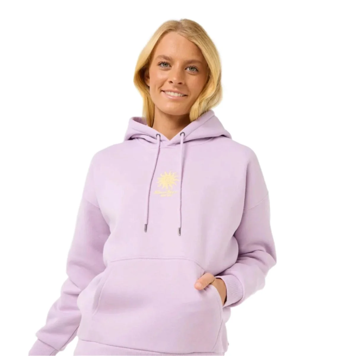 Rip Curl Women's Cala Heritage Hood Fleece Lilac - Image 4