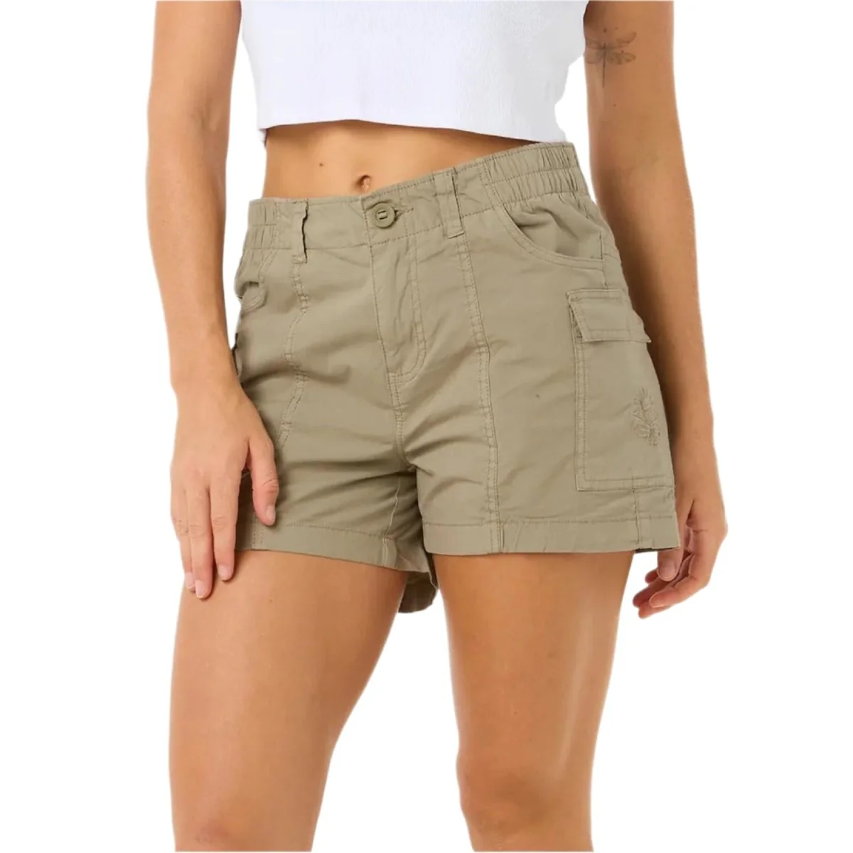 Rip Curl Women's Cruisin Cargo Short Sage - Image 2
