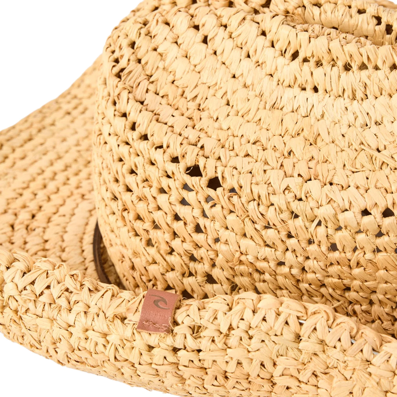 Rip Curl Women's Crushable Straw Cowgirl Hat Natural - Image 2