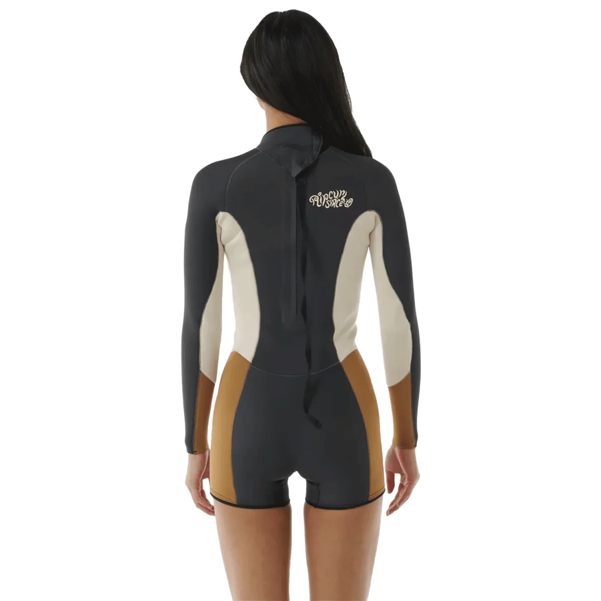 Rip Curl Women's Dawn Patrol 2mm Long Sleeve Springsuit Light Brown - Image 2