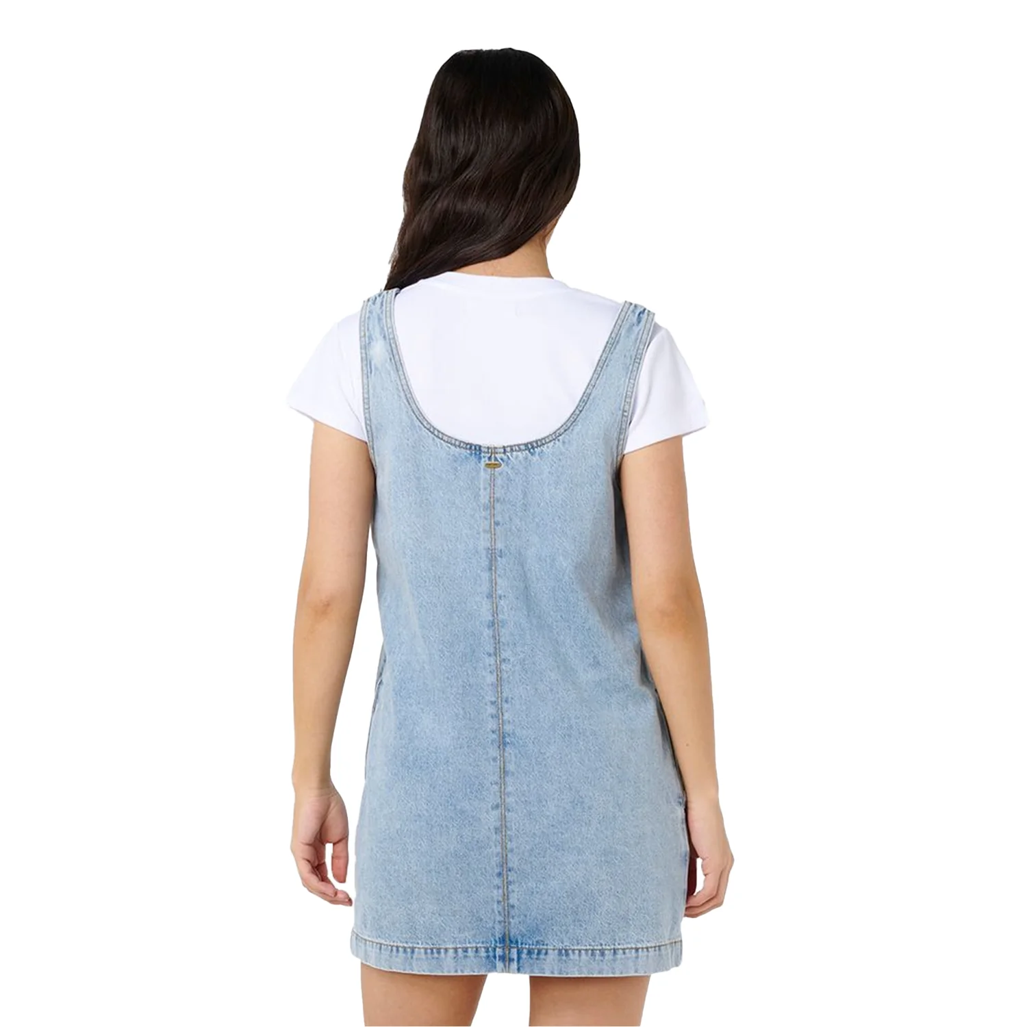 Rip Curl Women's Ellie Denim Mini Dress Vintage Blue - Image 4