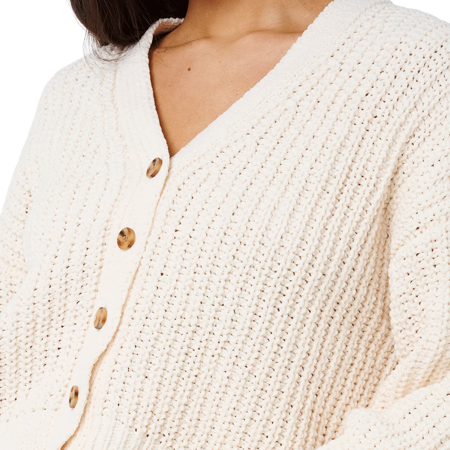 Rip Curl Women's Neon Isles Cardigan Off White - Image 3