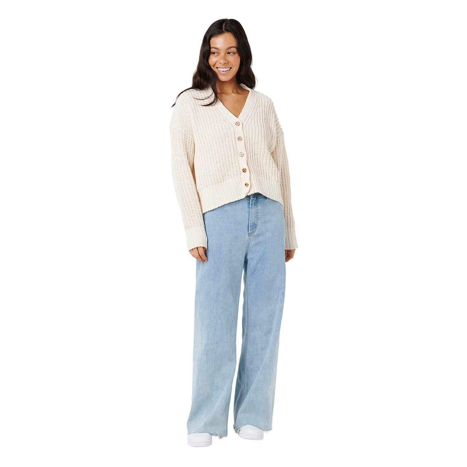Rip Curl Women's Neon Isles Cardigan Off White - Image 4