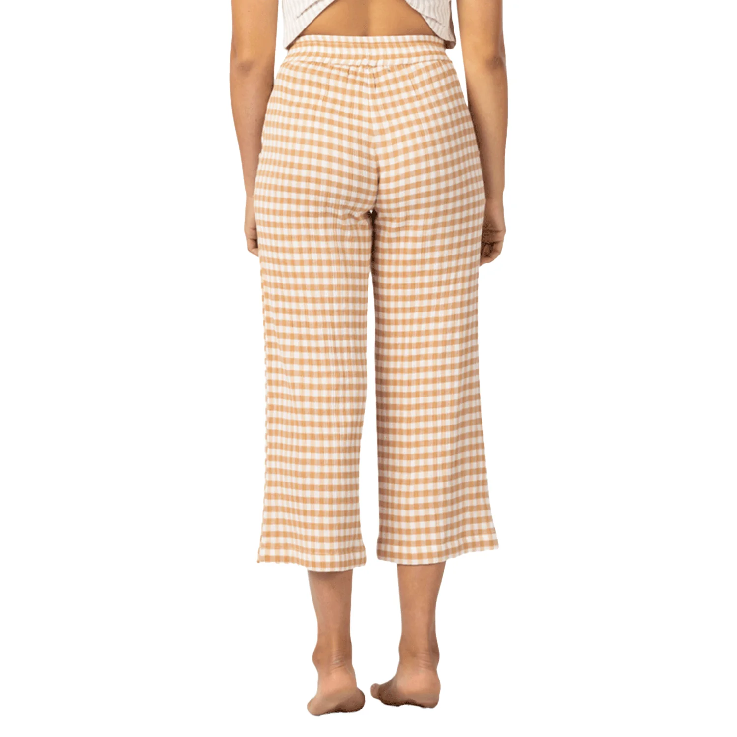 Rip Curl Women's Premium Surf Check Pant Light Brown - Image 2
