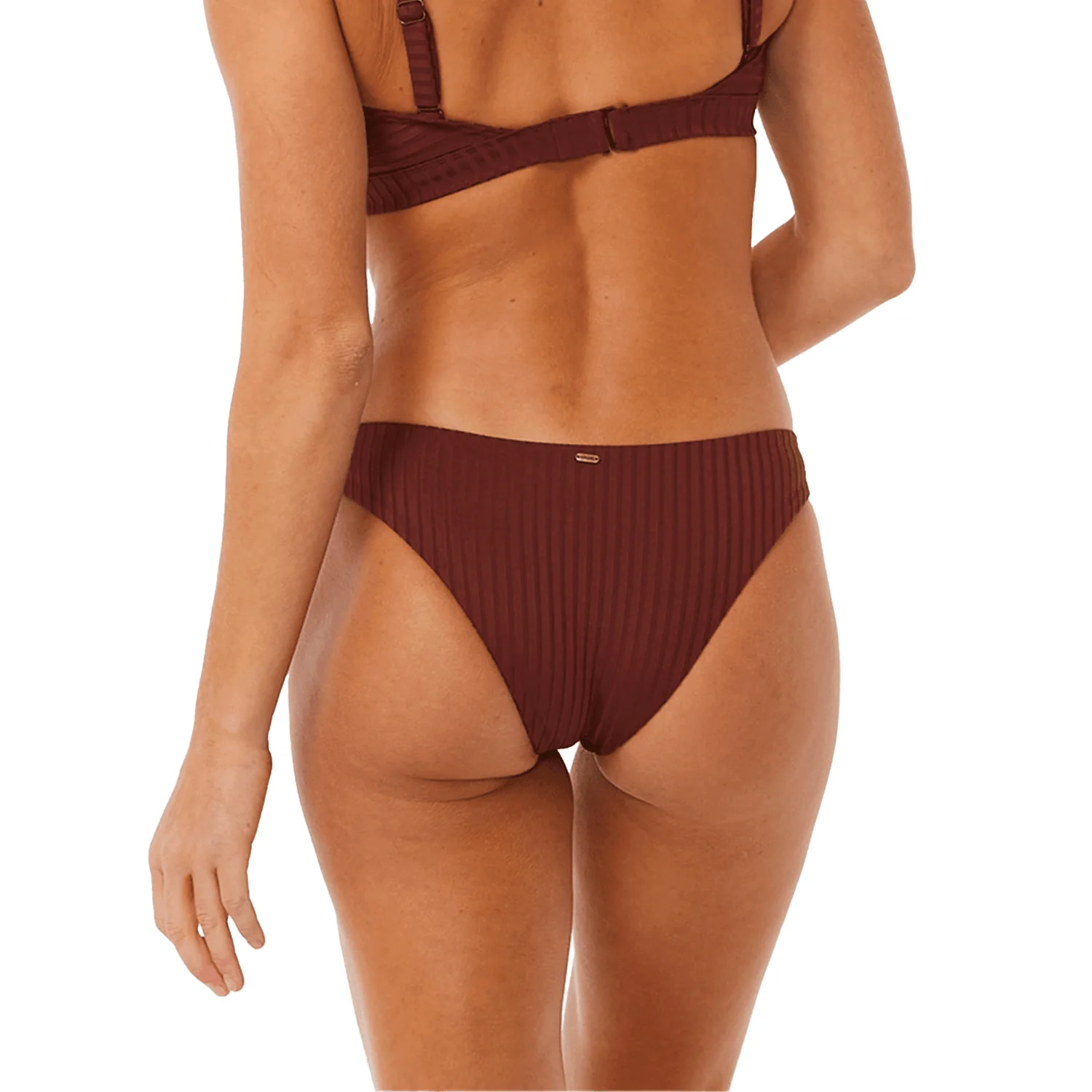 Rip Curl Women's Premium Surf Cheeky Coverage Bottom Plum - Image 2